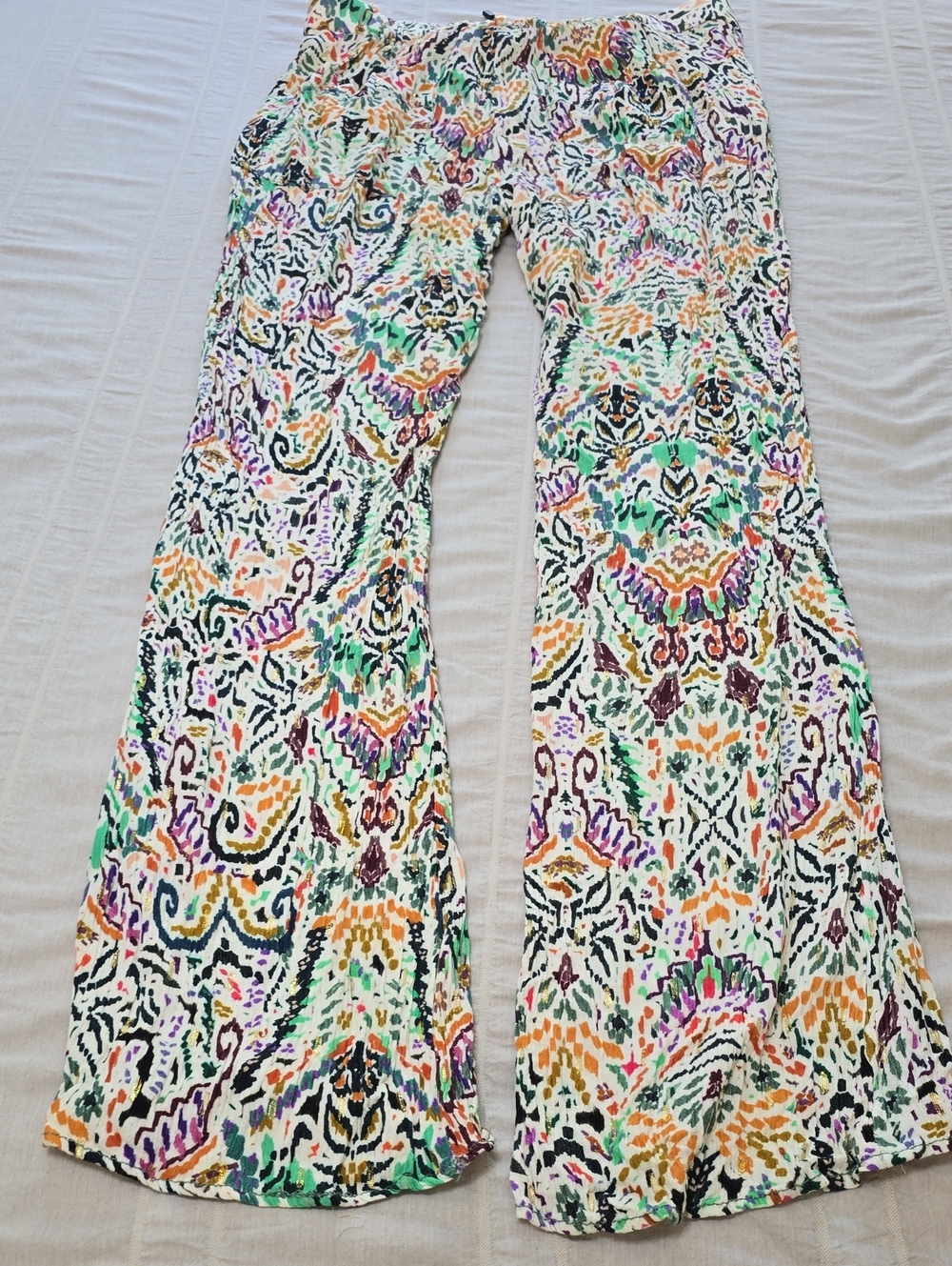 Zara Flare Trouser Palazzo Pants Women's Size Small - Picture 10 of 11
